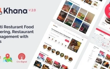 Khana v2.2 - Multi Resturant Food Ordering, Restaurant Management With Saas Nulled