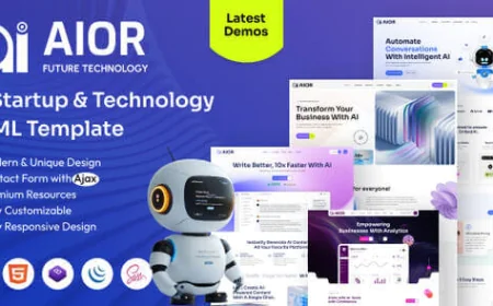 Aior - AI Startup & Technology HTML Template