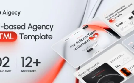 Aigocy - AI Agency & Technology HTML Template
