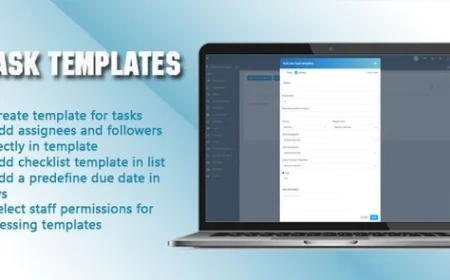 Task Templates for Perfex CRM v1.0.1 - Addon