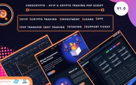 CredCrypto v3.1 Nulled - HYIP Investment and Trading Script