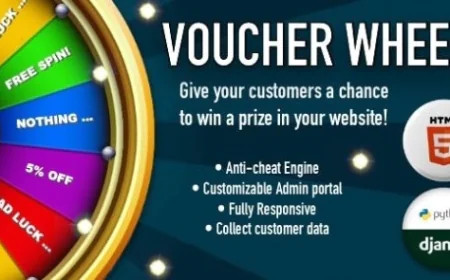 Voucher Wheel v1.2.2 - Engage and Give Prizes to your Customers Script