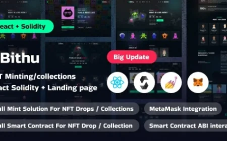 Bithu v1.0 - NFT Minting/Collection with Smart Contract (React JS+Solidity)