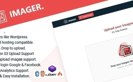 Imager - Minimal Image Hosting Script v1.1 Nulled PHP Script FREE