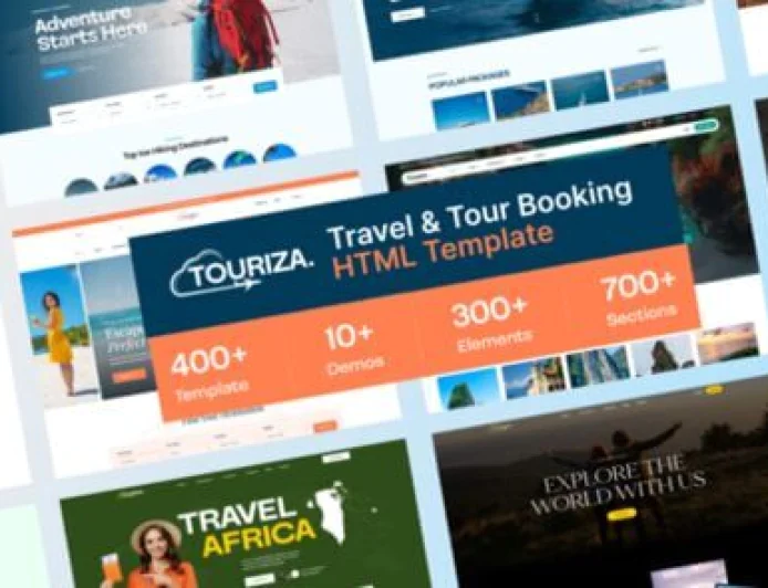 Touriza - Tour & Travel Booking HTML Template