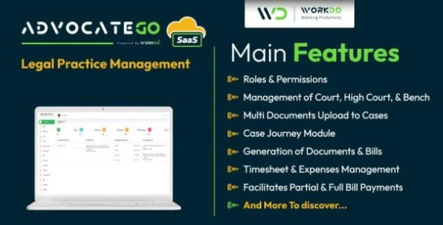 AdvocateGo SaaS v4.3 Nulled - Legal Practice Management PHP Script