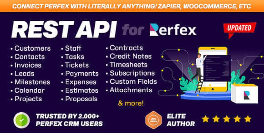REST API Module for Perfex CRM v2.1.5 - Connect your Perfex CRM with Third Party Applications