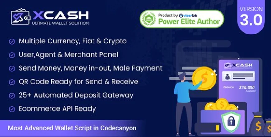 Xcash v3.0 Nulled - Ultimate Wallet Solution PHP Script