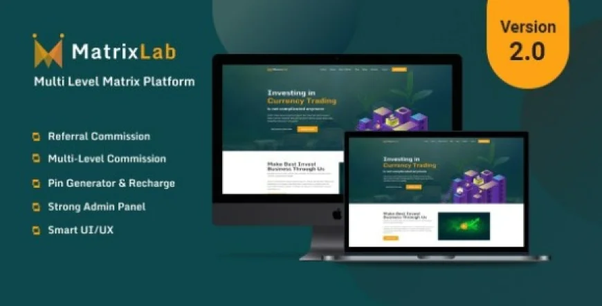 MatrixLab v1.8.1 Nulled - Multilevel Matrix Platform PHP Script