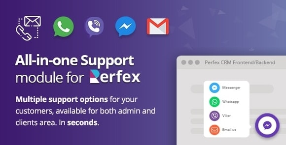 All-in-one Support Module for Perfex CRM v1.1 - Addon Free