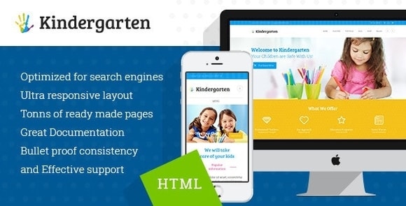 Kindergarten v1.1 - Children HTML Theme - HTML5 & CSS3 Free