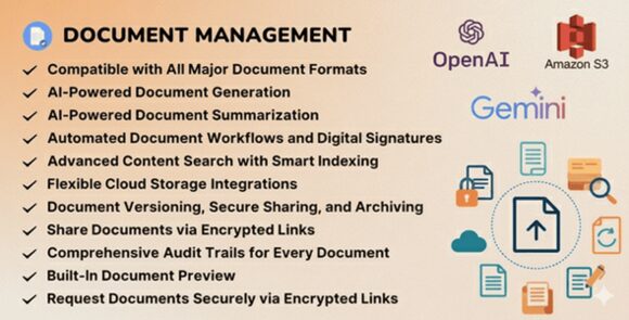 AI-Powered Document Management System v5.3.2 - PHP Script